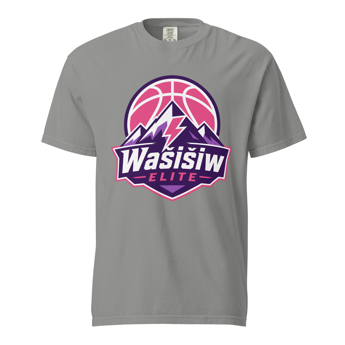 Signature | Comfort Colors T-Shirt | Wašišiw Elite | Emblem Logo