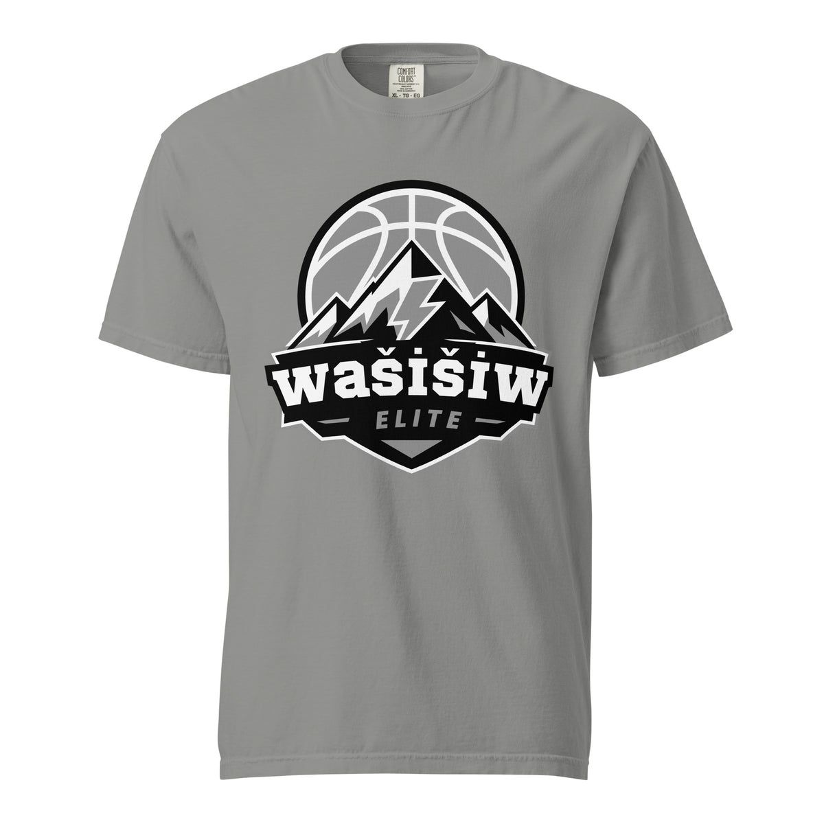 Signature | Comfort Colors T-Shirt | Wašišiw Elite | Shield Logo