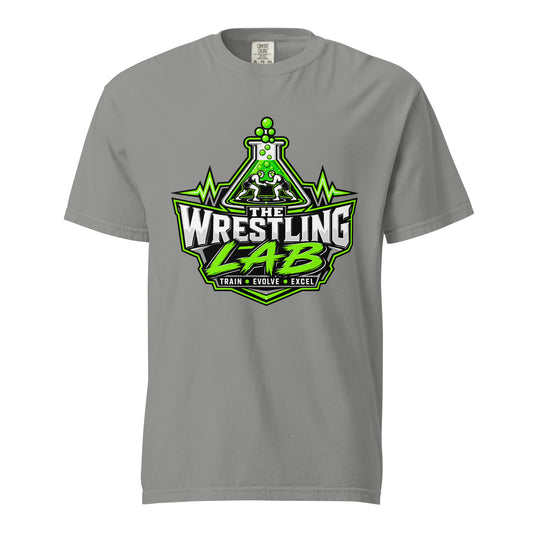 Signature | Comfort Colors T-Shirt | The Wrestling Lab | Emblem Logo