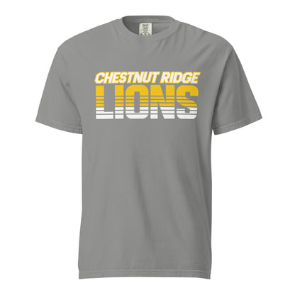 Signature | Comfort Colors T-Shirt | Chestnut Ridge Lions Football | Script Logo