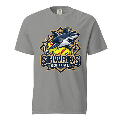 Signature | Comfort Colors T-Shirt | Sharks Diamond Sports | Crest Logo