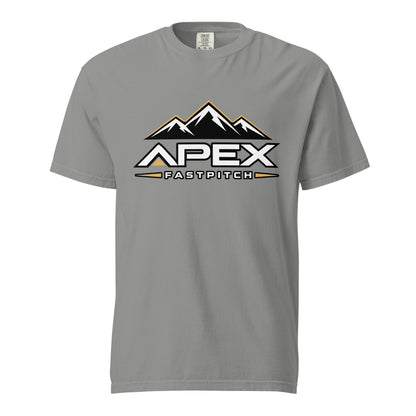 Signature | Comfort Colors T-Shirt | Apex Fastpitch | Crest Logo