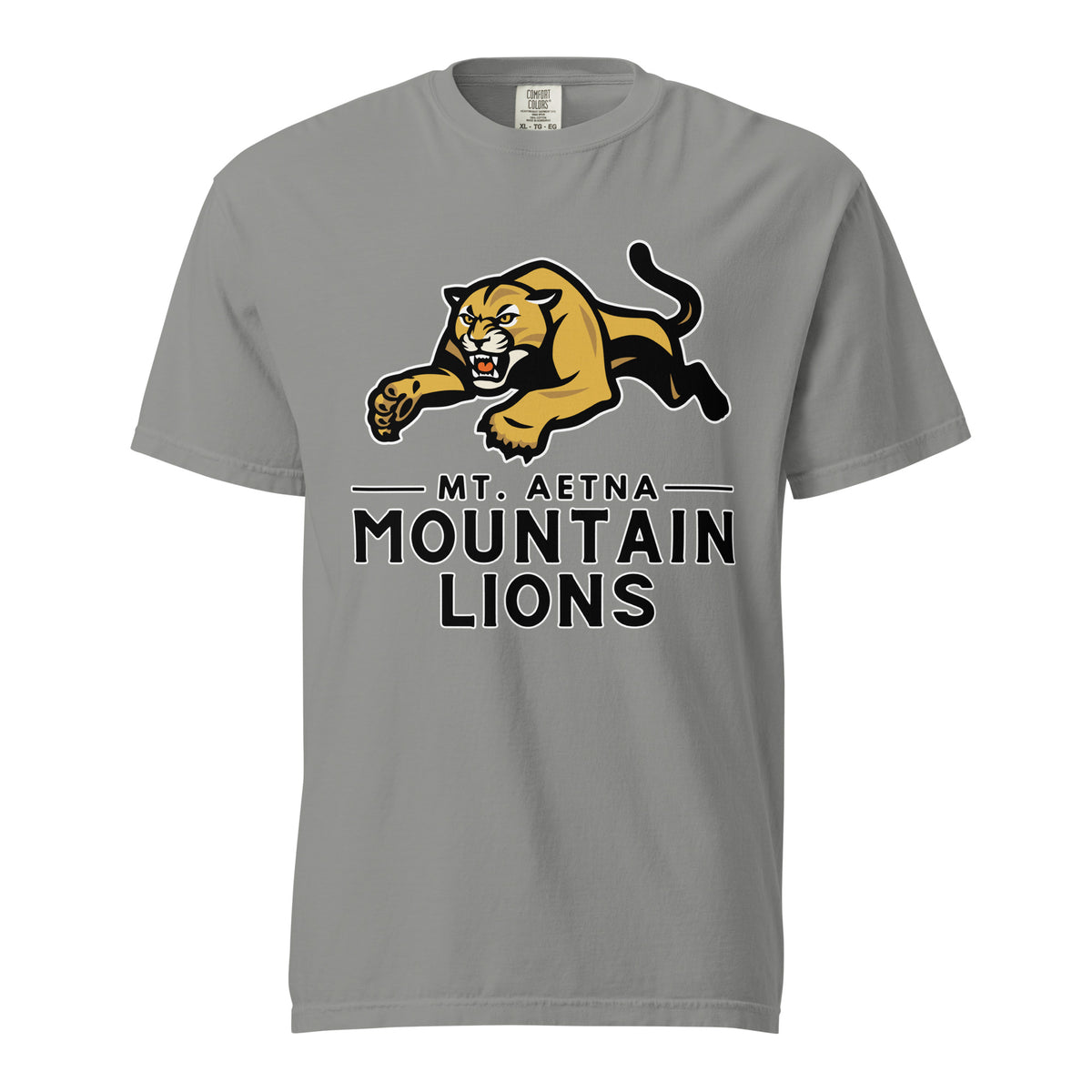 Signature | Comfort Colors T-Shirt | Mt. Aetna Adventist School | Emblem Logo