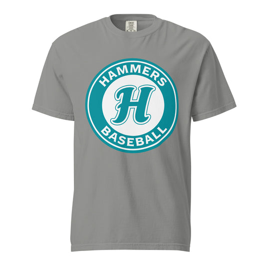 Signature | Comfort Colors T-Shirt | Hammers Baseball (10U) | Badge Logo