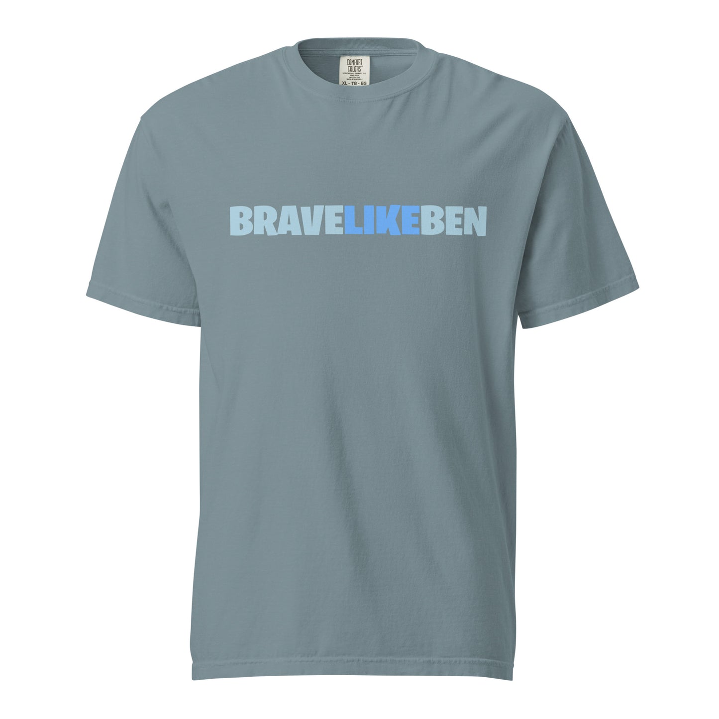Signature | Comfort Colors T-Shirt | Brave Like Ben | Wordmark Logo