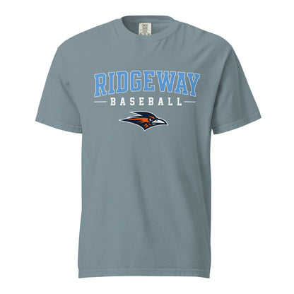 Signature | Comfort Colors T-Shirt | Ridgeway High School Baseball | Athletics Logo