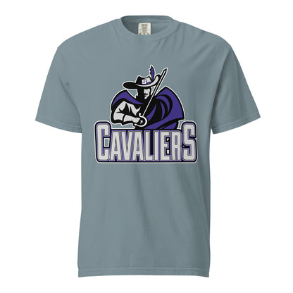 Signature | Comfort Colors T-Shirt | Saint Thomas More | Cavalier Vanguard Logo
