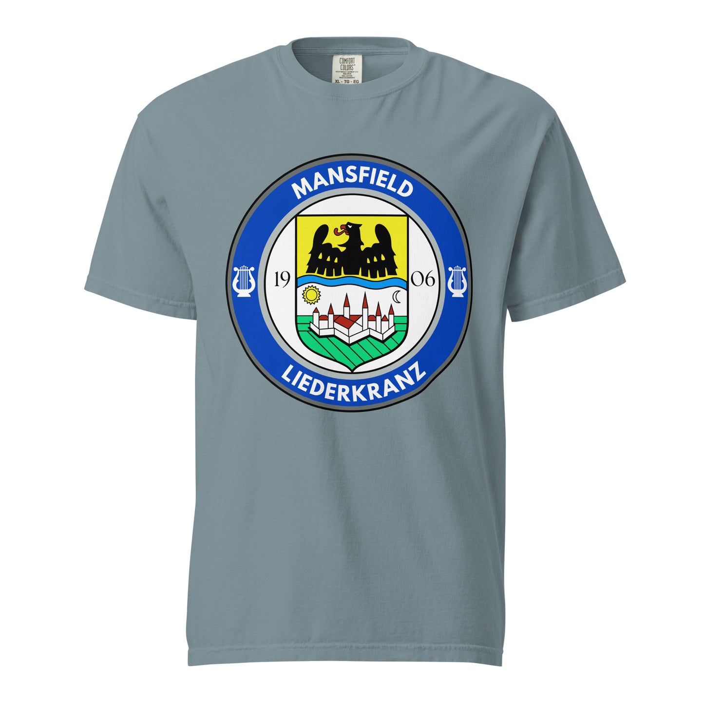 Signature | Comfort Colors T-Shirt | Liederkranz Soccer Club | Badge Logo