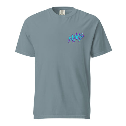 Signature | Comfort Colors T-Shirt | Khaos Softball | Script Logo