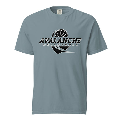 Signature | Comfort Colors T-Shirt | Avalanche Volleyball Club | Crest Logo