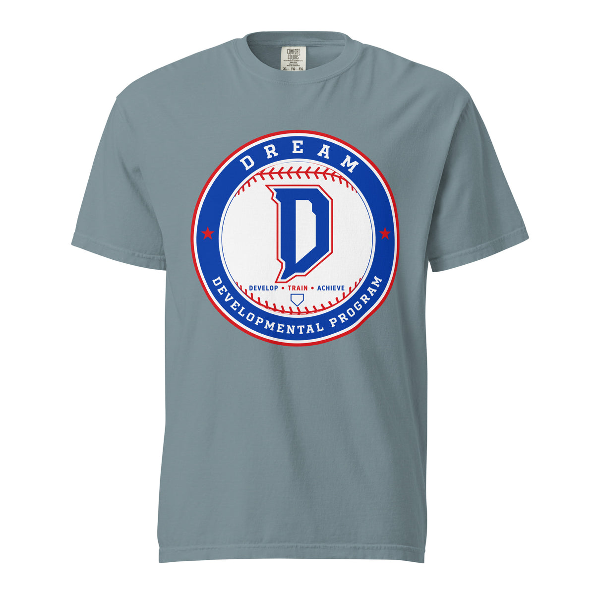 Signature | Comfort Colors T-Shirt | Dream Developmental Program | Badge Logo