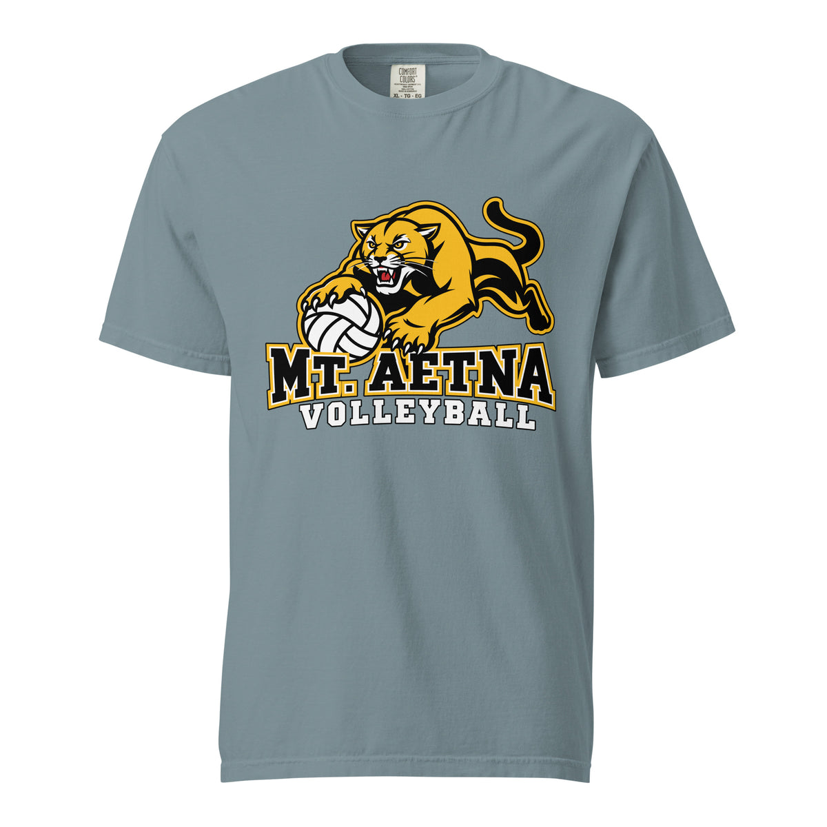 Signature | Comfort Colors T-Shirt | Mt. Aetna Adventist School | Volleyball Apex Logo