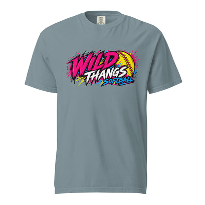 Signature | Comfort Colors T-Shirt | Wild Thangs | Ironclad Fastpitch Logo