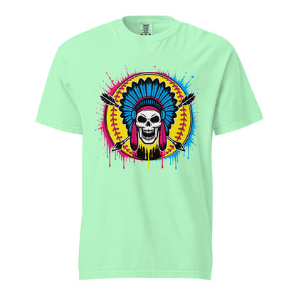 Signature | Comfort Colors T-Shirt | Savage Softball | Emblem Logo
