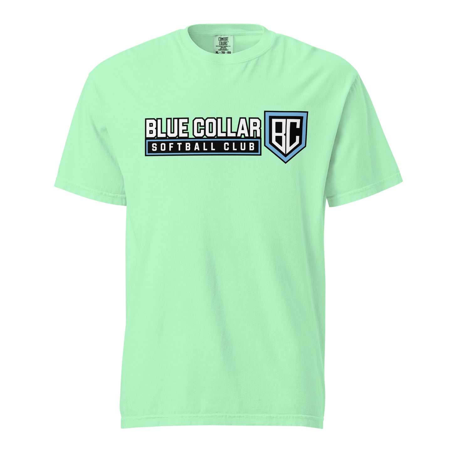Signature | Comfort Colors T-Shirt | Blue Collar Softball 2034 | Vanguard Logo