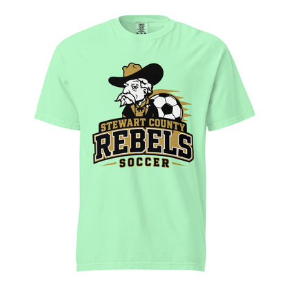 Signature | Comfort Colors T-Shirt | Stewart County Soccer | Crest Logo