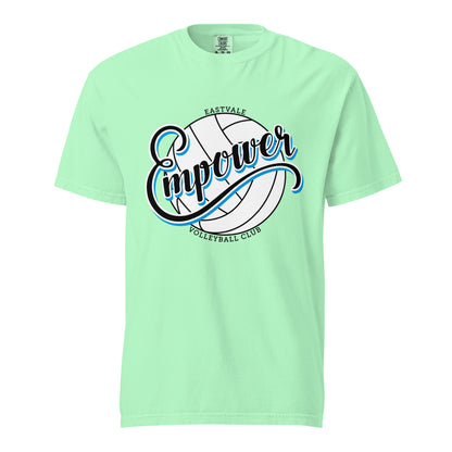 Signature | Comfort Colors T-Shirt | Empower Volleyball Club | Emblem Logo