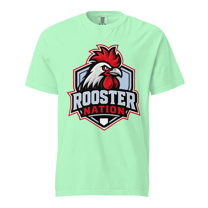 Signature | Comfort Colors T-Shirt | Rooster Nation | Shield Logo