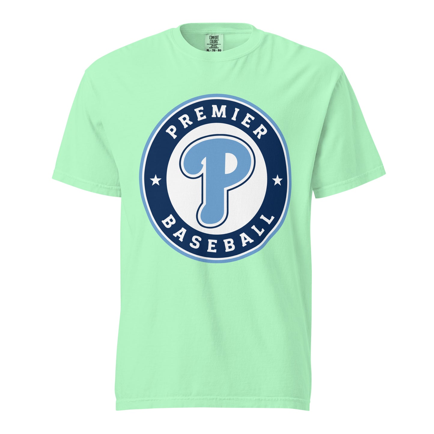 Signature | Comfort Colors T-Shirt | Premier Baseball | Badge Logo