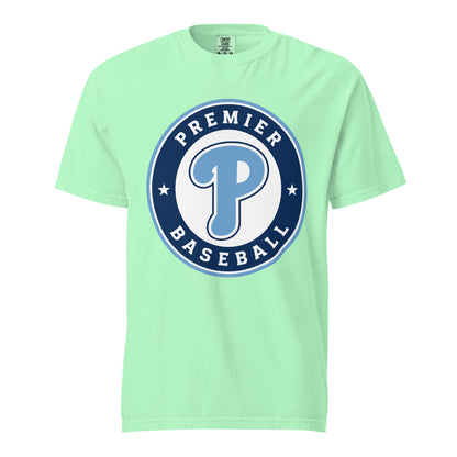 Signature | Comfort Colors T-Shirt | Premier Baseball | Badge Logo