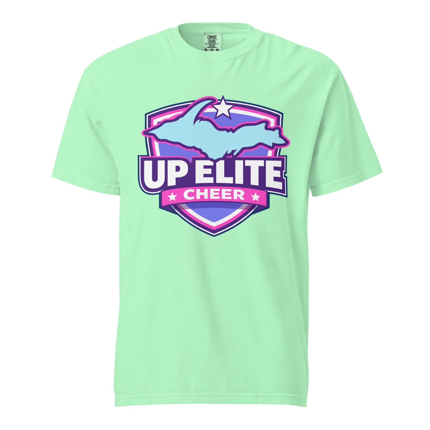 Signature | Comfort Colors T-Shirt | UP Elite Cheer | Shield Logo