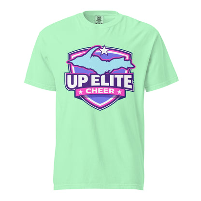Signature | Comfort Colors T-Shirt | UP Elite Cheer | Shield Logo