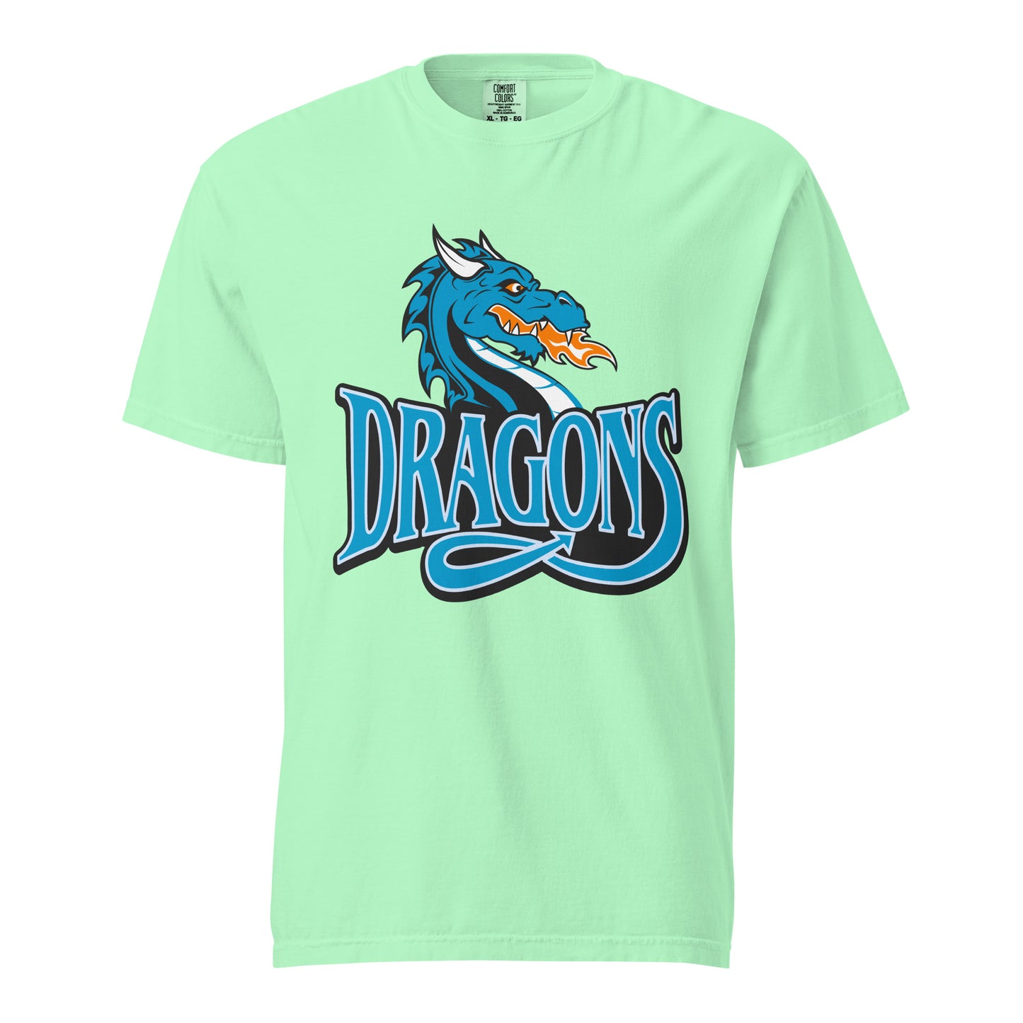Signature | Comfort Colors T-Shirt | International Studies Middle School Volleyball | Emblem Logo