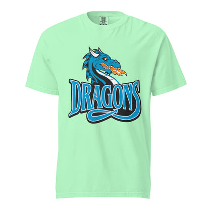 Signature | Comfort Colors T-Shirt | International Studies Middle School Volleyball | Emblem Logo