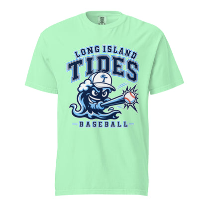 Signature | Comfort Colors T-Shirt | Long Island Tides Baseball | Valor Logo