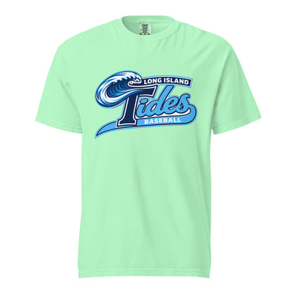 Signature | Comfort Colors T-Shirt | Long Island Tides Baseball | Ironclad Tides Logo