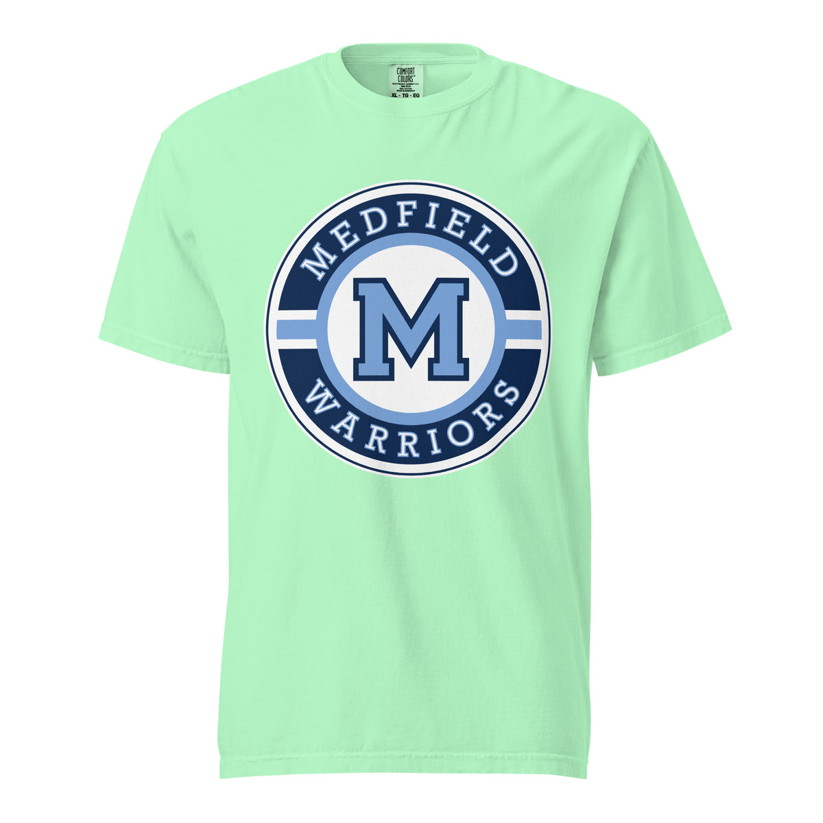 Signature | Comfort Colors T-Shirt | Medfield Softball | Badge Logo