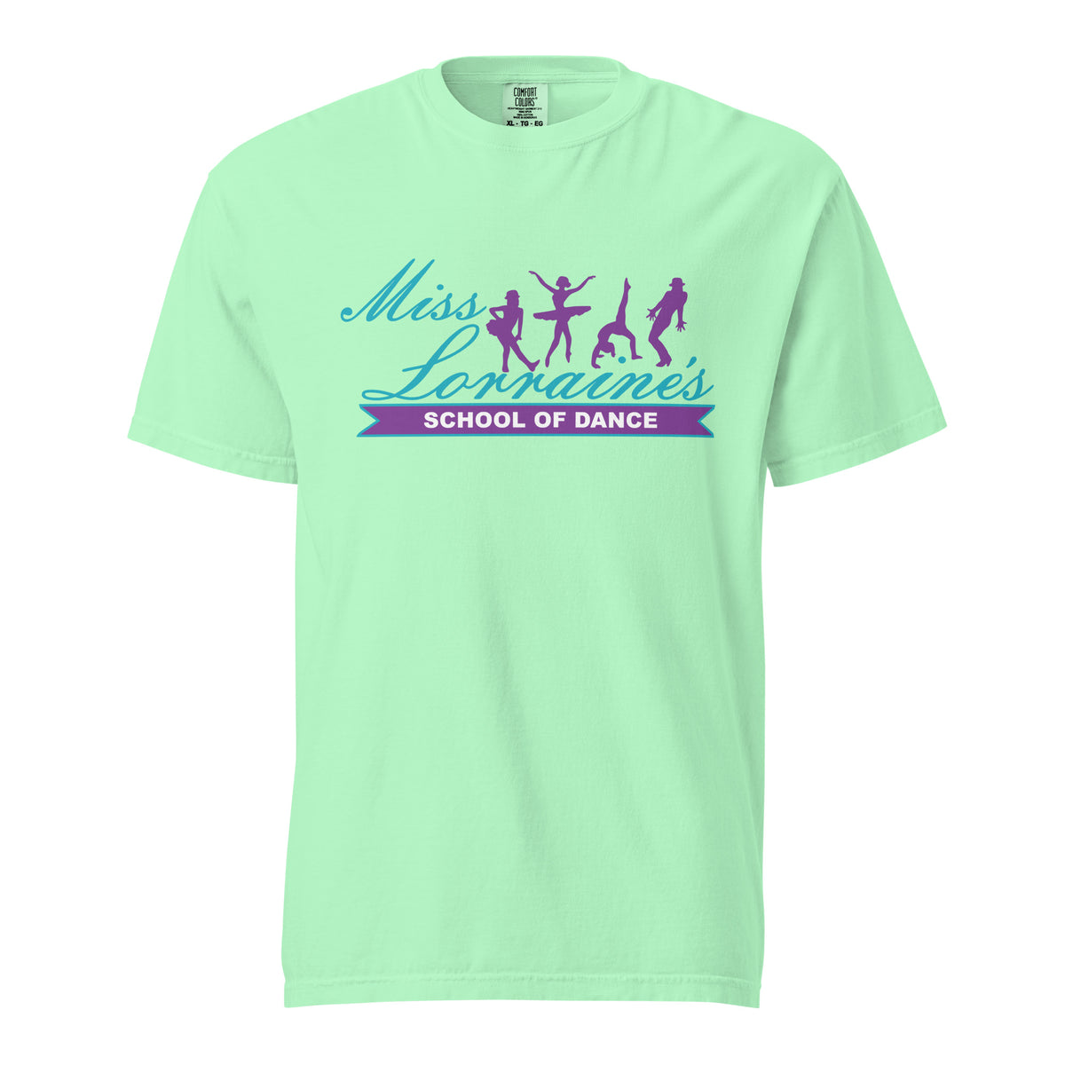 Signature | Comfort Colors T-Shirt | Miss Lorraine’s School of Dance | Crest Logo