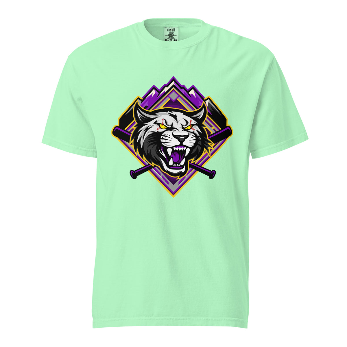 Signature | Comfort Colors T-Shirt | Wildcats Softball | Crest Logo