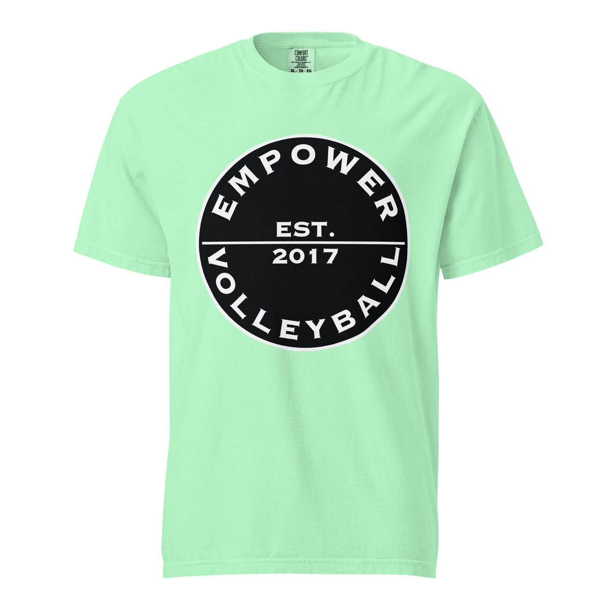 Signature | Comfort Colors T-Shirt | Empower Volleyball Club | Alpha Spike Logo