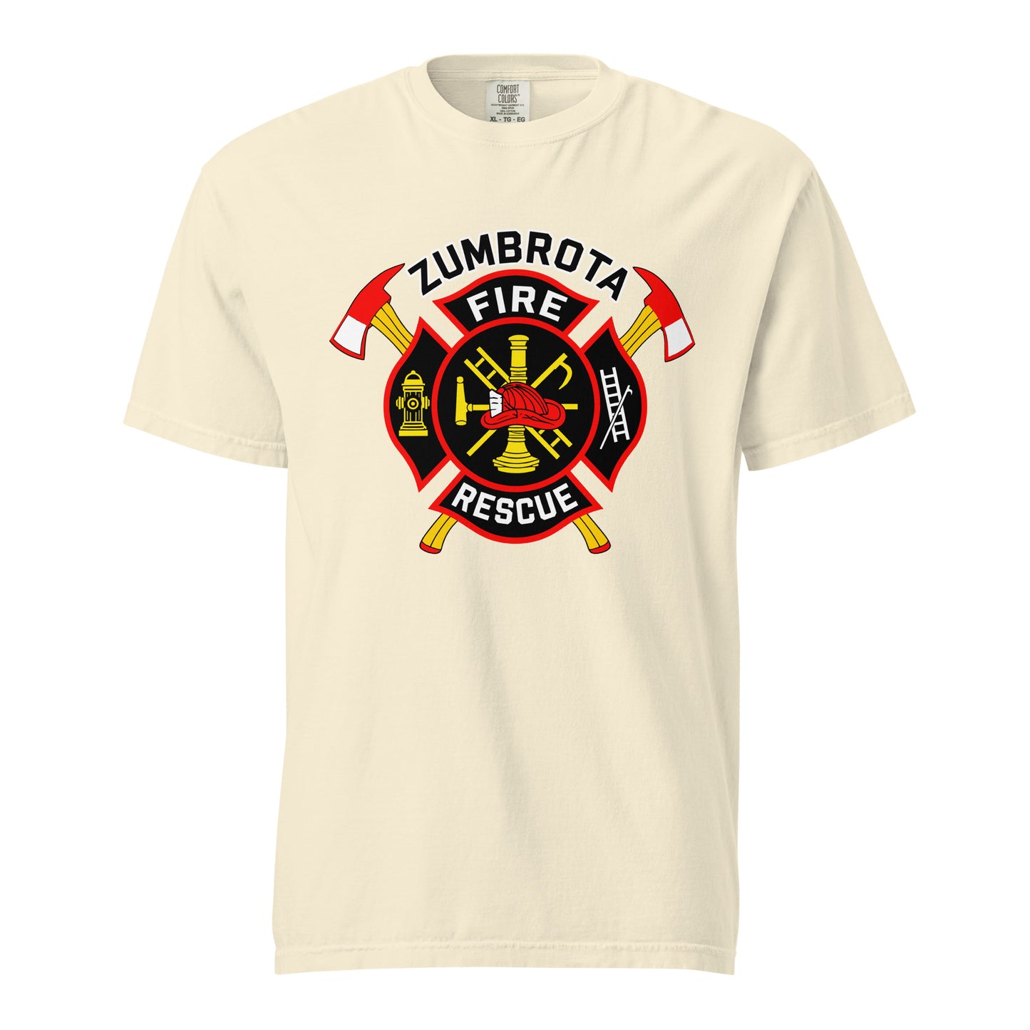 Signature | Comfort Colors T-Shirt | Zumbrota Fire Department | Vanguard Logo