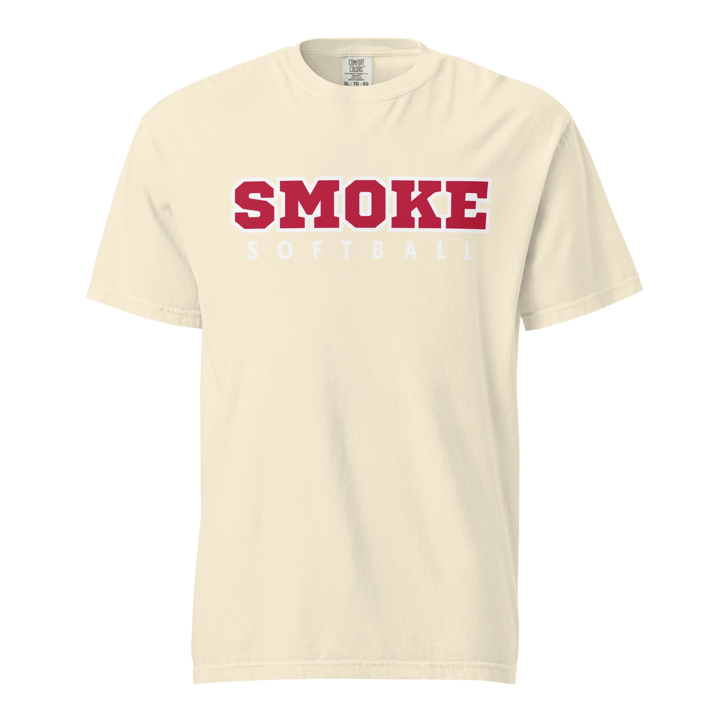 Signature | Comfort Colors T-Shirt | Smoke 14U Softball | Modern Script Logo