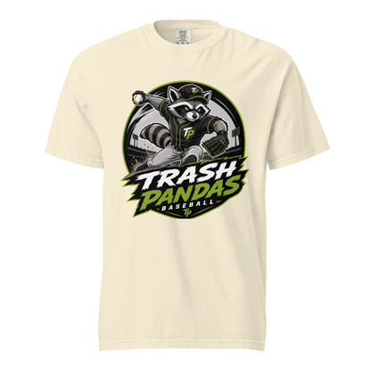 Signature | Comfort Colors T-Shirt | Trash Pandas Baseball Organization | Vanguard Logo