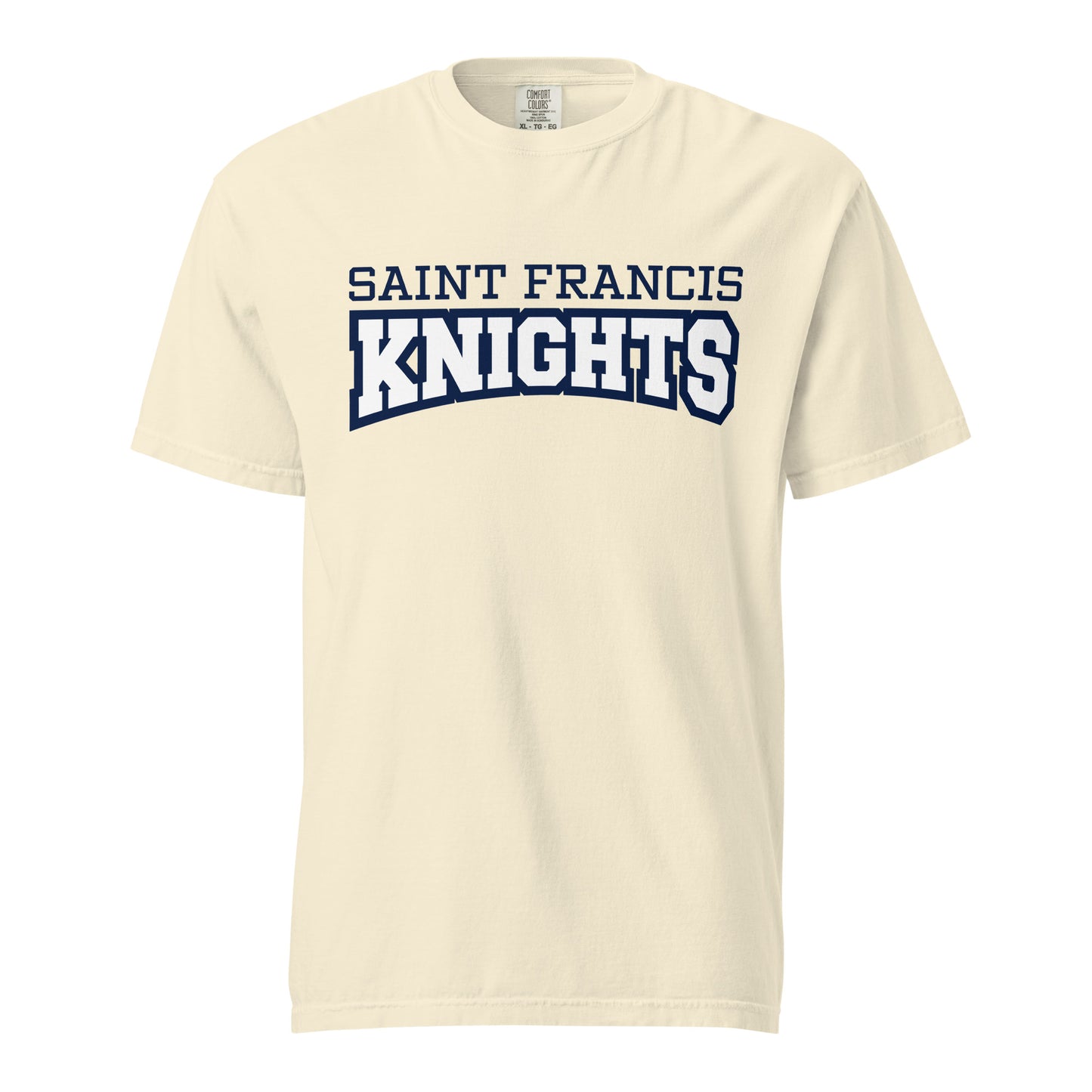 Signature | Comfort Colors T-Shirt | Saint Francis School | Modern Script Logo