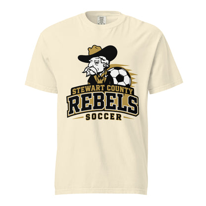 Signature | Comfort Colors T-Shirt | Stewart County Soccer | Crest Logo