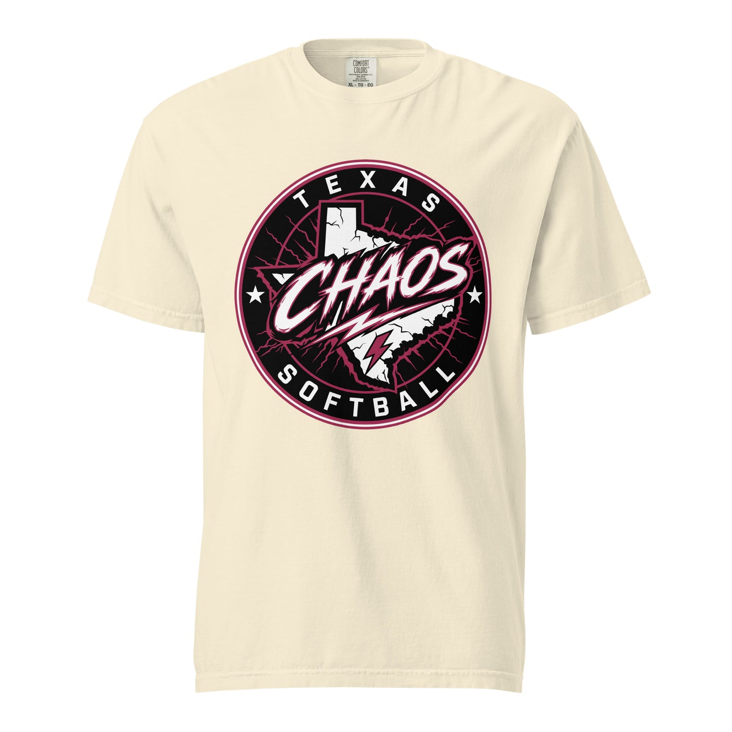 Signature | Comfort Colors T-Shirt | Texas Chaos | Badge Logo