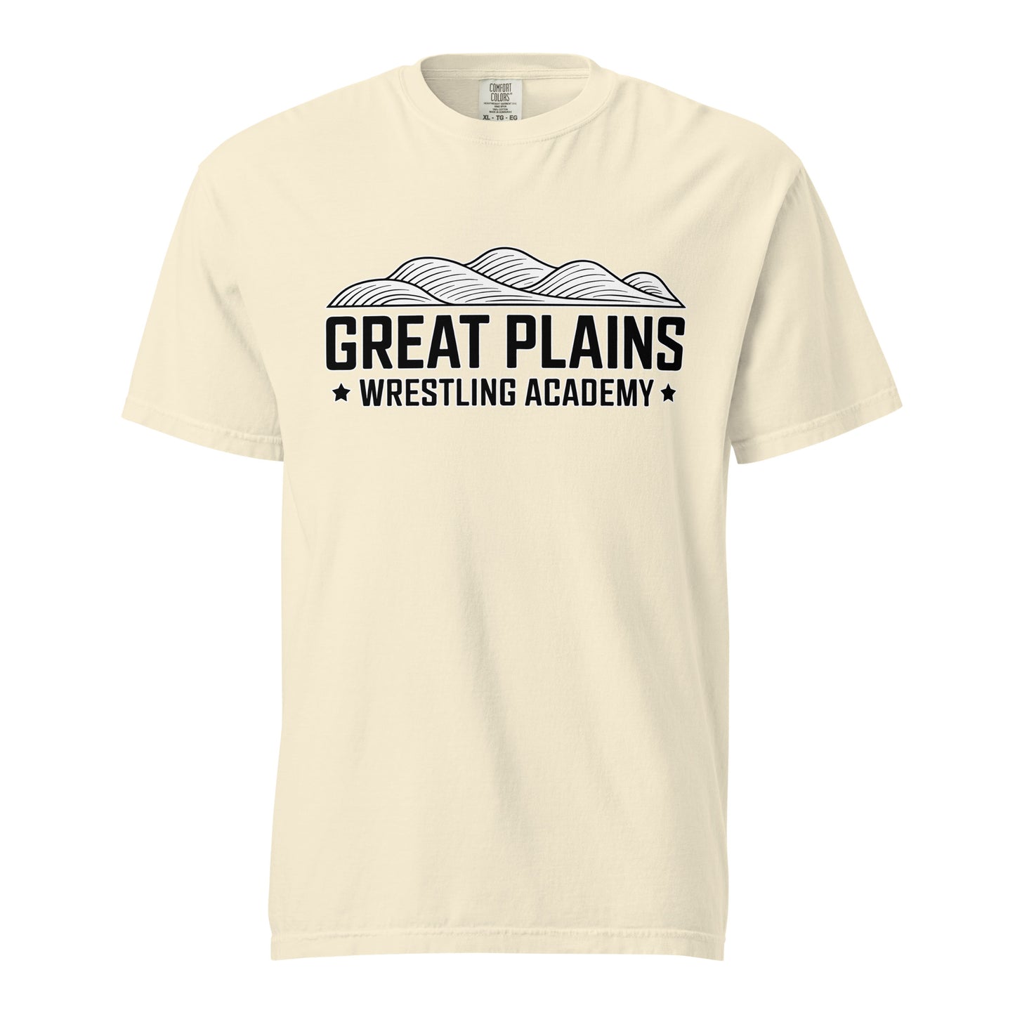 Signature | Comfort Colors T-Shirt | Great Plains Wrestling Academy | Crest Logo