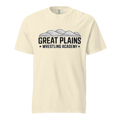 Signature | Comfort Colors T-Shirt | Great Plains Wrestling Academy | Crest Logo