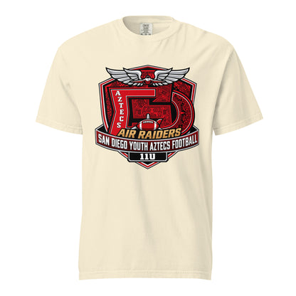 Signature | Comfort Colors T-Shirt | San Diego Youth Aztecs Football 11u Air Raiders | Shield Logo