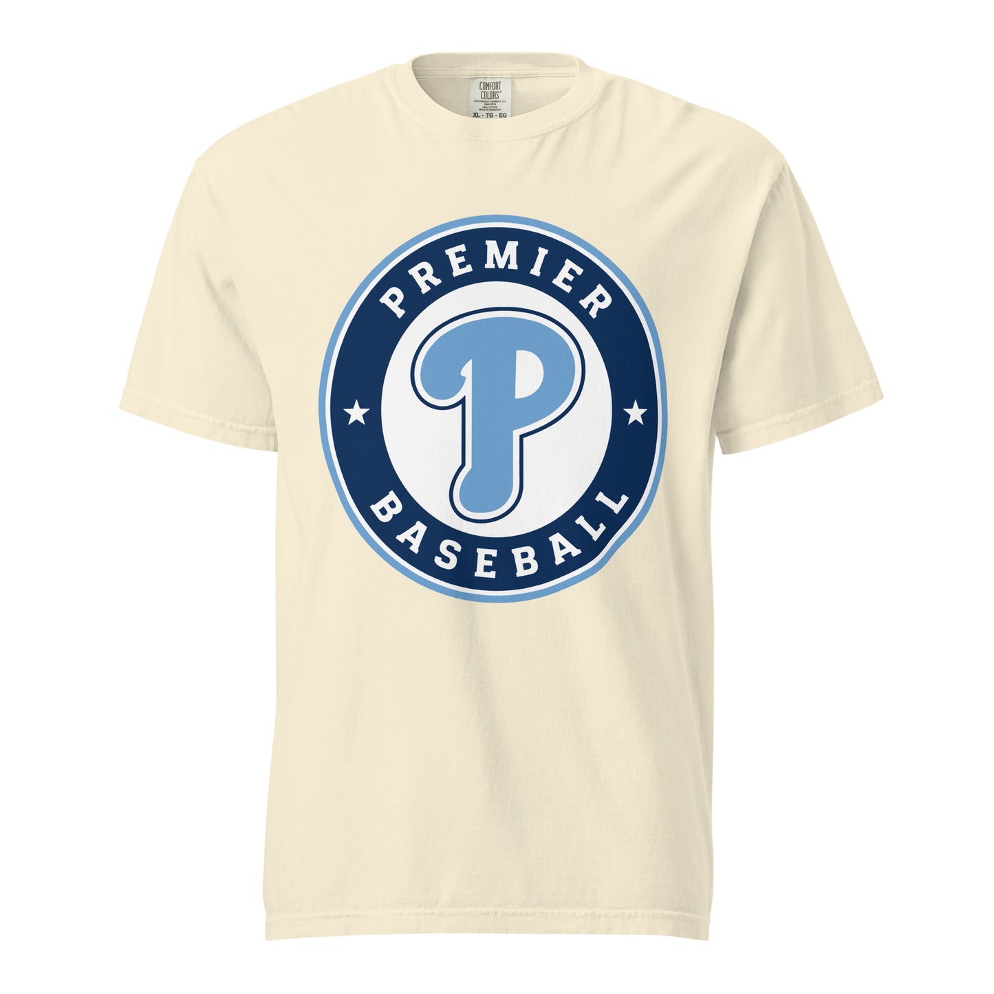Signature | Comfort Colors T-Shirt | Premier Baseball | Badge Logo