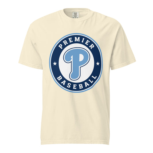 Signature | Comfort Colors T-Shirt | Premier Baseball | Badge Logo