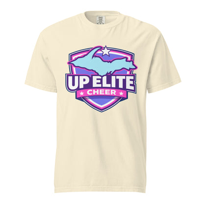 Signature | Comfort Colors T-Shirt | UP Elite Cheer | Shield Logo
