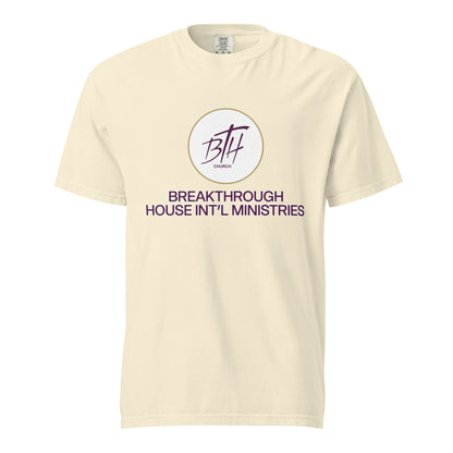Signature | Comfort Colors T-Shirt | Breakthrough House International Ministries | Crest Logo