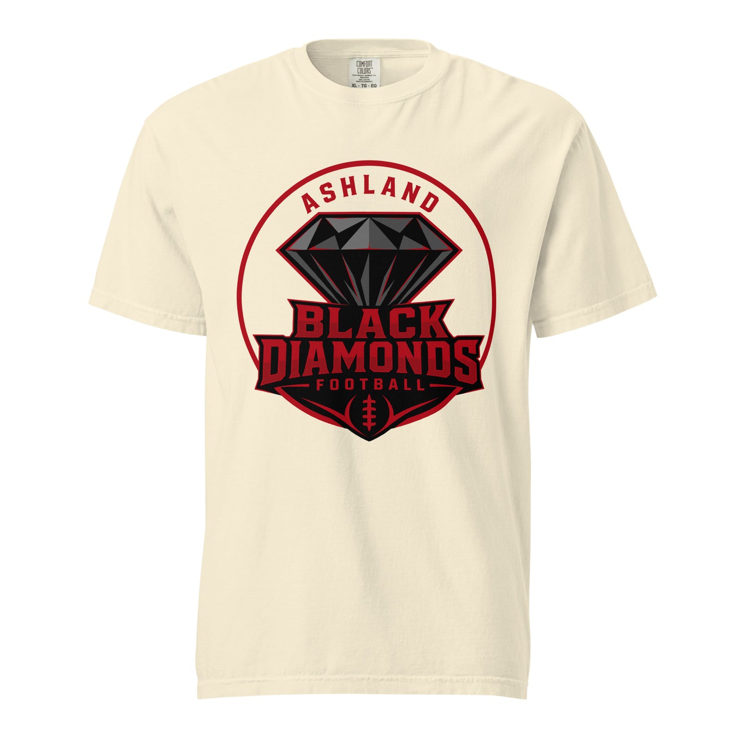 Signature | Comfort Colors T-Shirt | Ashland Black Diamonds | Badge Logo