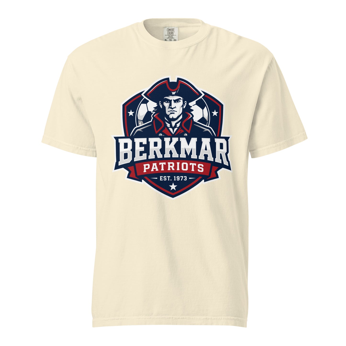 Signature | Comfort Colors T-Shirt | Berkmar High School Soccer | Shield Logo