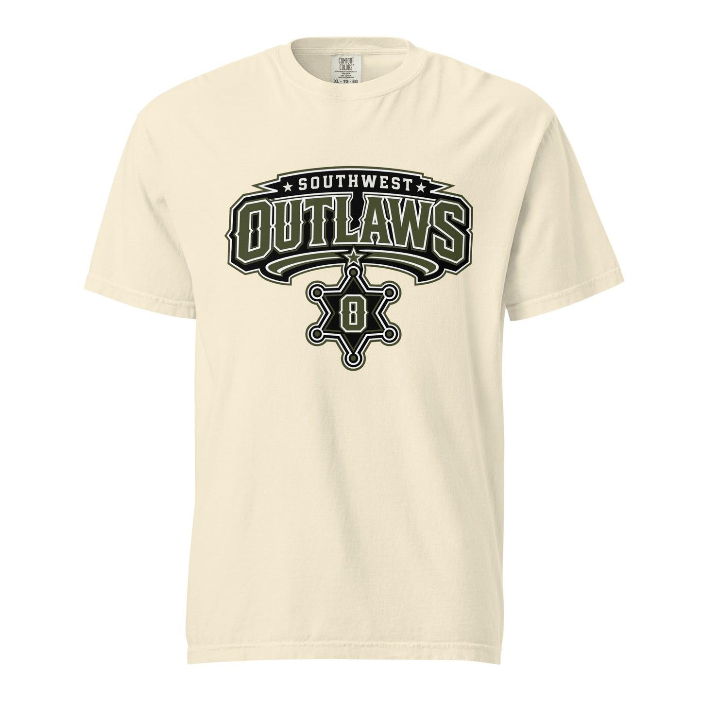 Signature | Comfort Colors T-Shirt | Southwest Outlaws | Frontier Athletics Logo